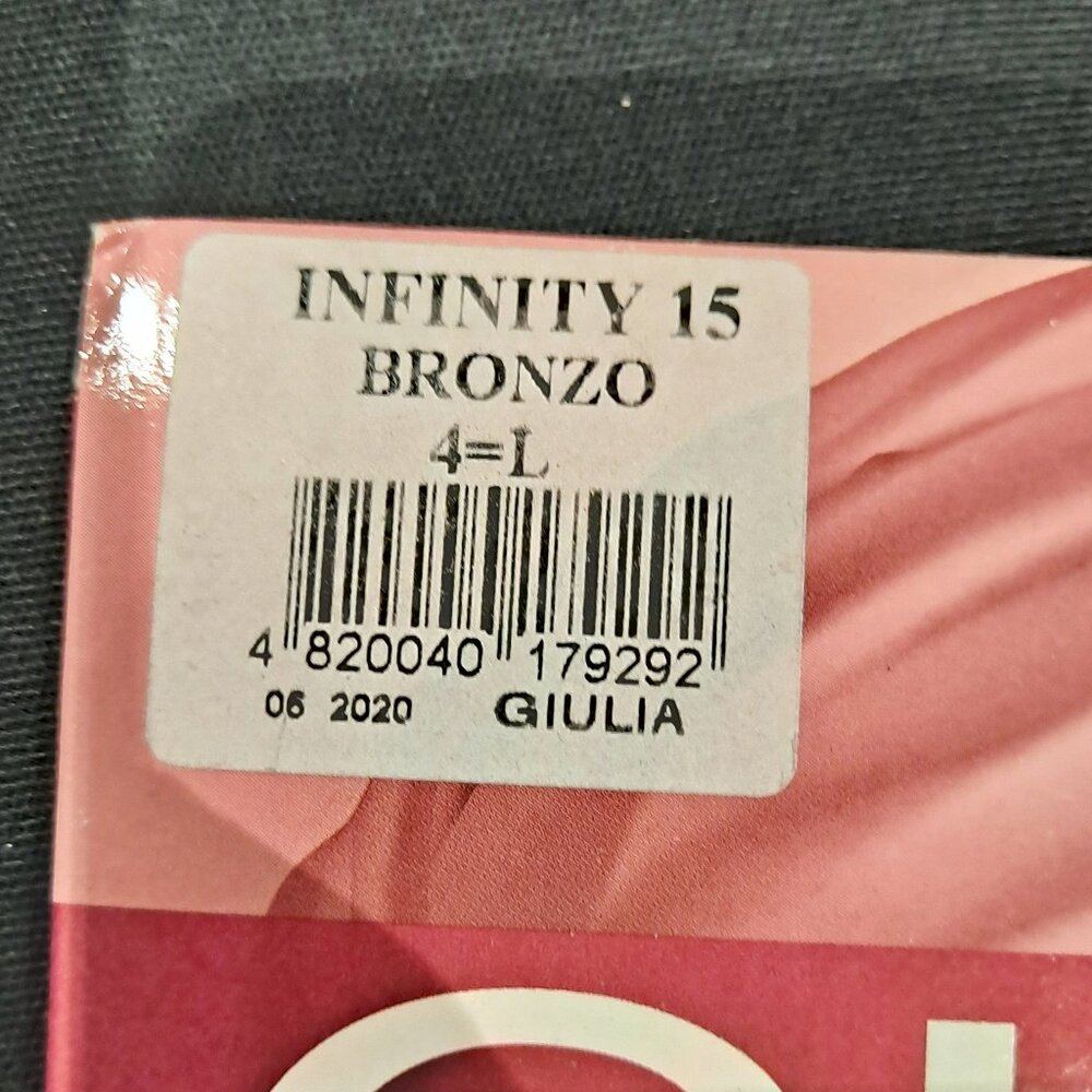 Set of 5 Giulia Infinity Tights Tan and Black colors New in package - Picture 2 of 15